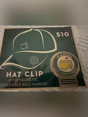 Masters Tournament Hat Clip Ball  Marker